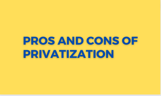 Pros and Cons of Privatization